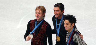 Evan Lysacek, Jewgienij Pluszczenko, Daisuke Takahashi - Vancouver 2010